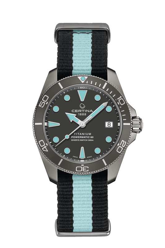 Certina DS Action Diver 38mm Powermatic 80 Grey Dial Men's Watch C0328074808100