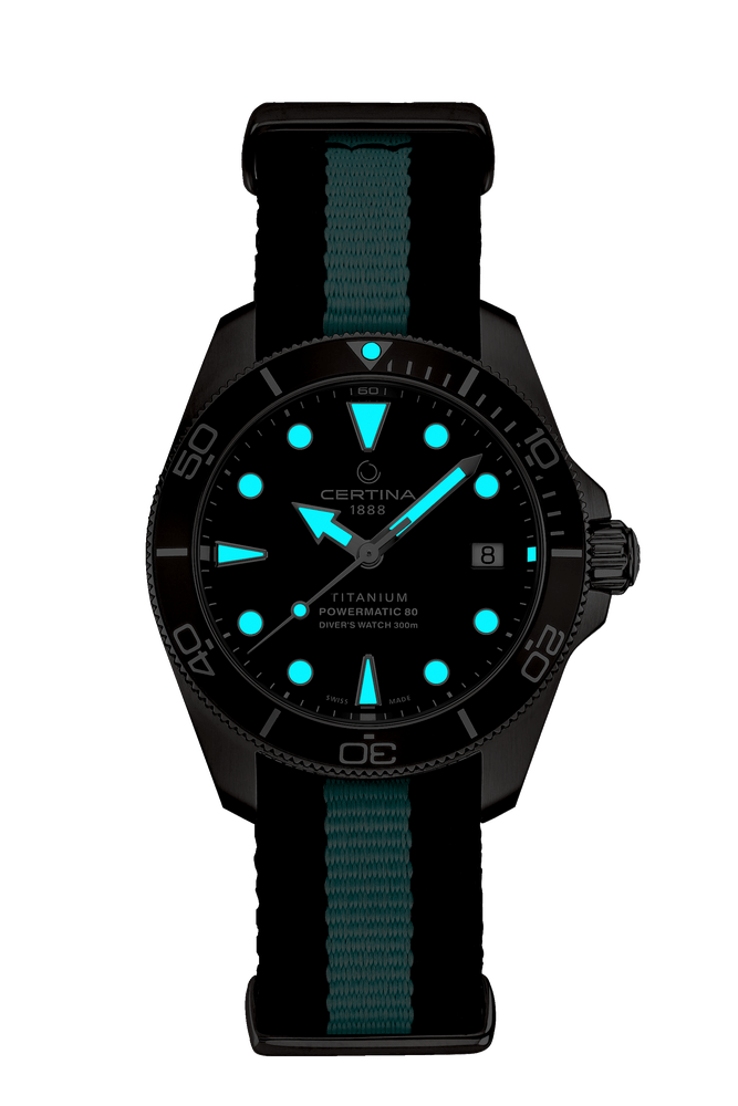 Certina DS Action Diver 38mm Powermatic 80 Grey Dial Men's Watch C0328074808100