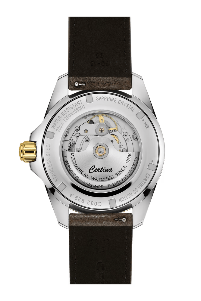 Certina DS Action GMT Powermatic 80 41mm Black Dial Men's Watch C0329292605100