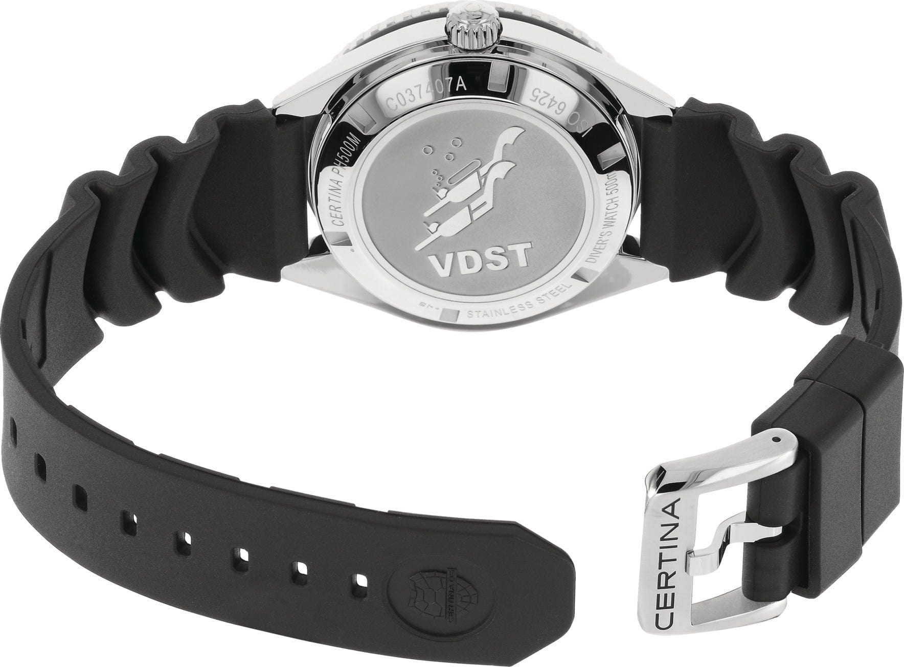 Certina DS SUPER PH500M 43mm Orange Dial Men's Watch C0374071728010