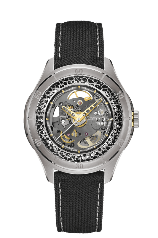 Certina DS Skeleton 42mm Grey Dial Men's Watch C0424075608110