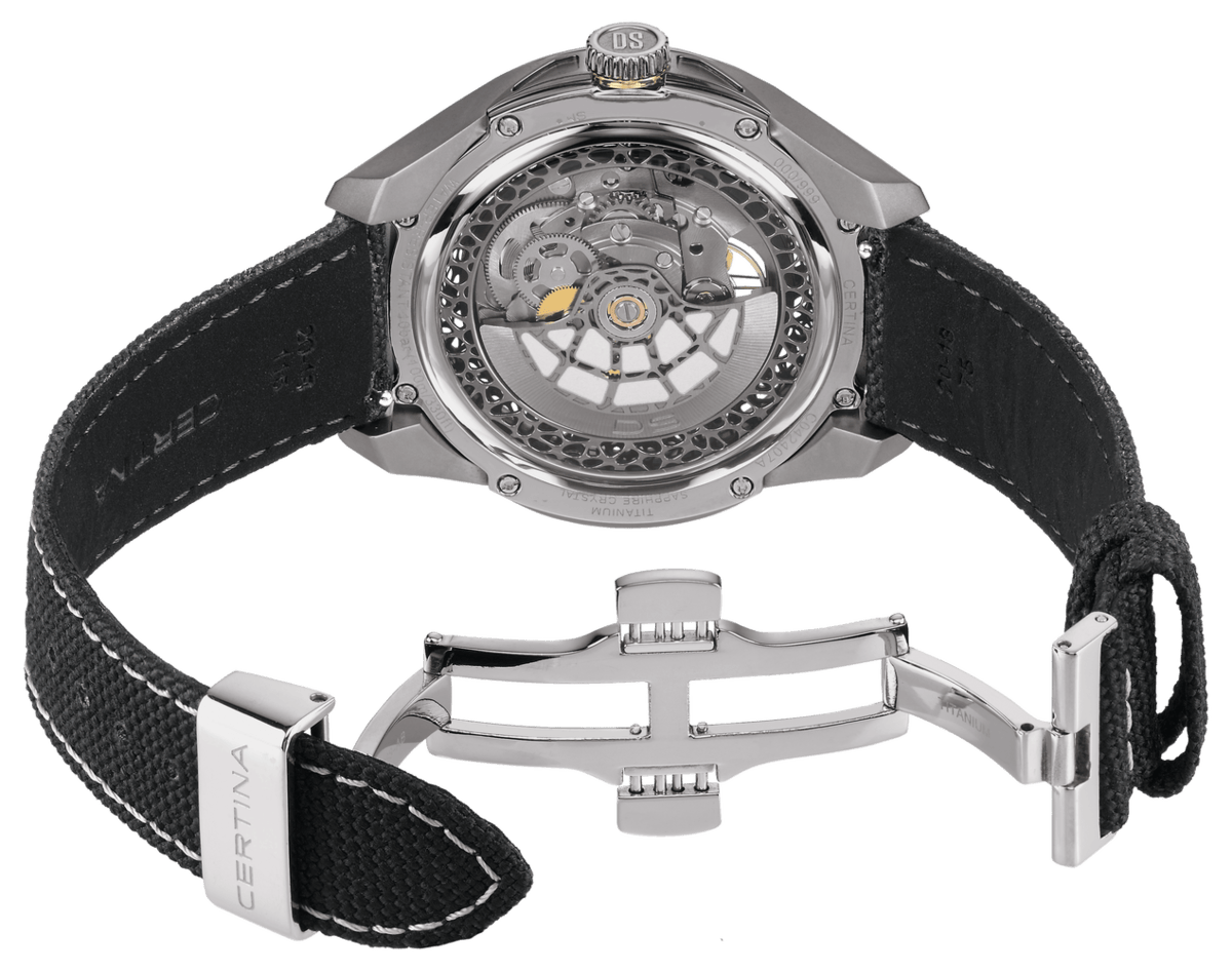 Certina DS Skeleton 42mm Grey Dial Men's Watch C0424075608110