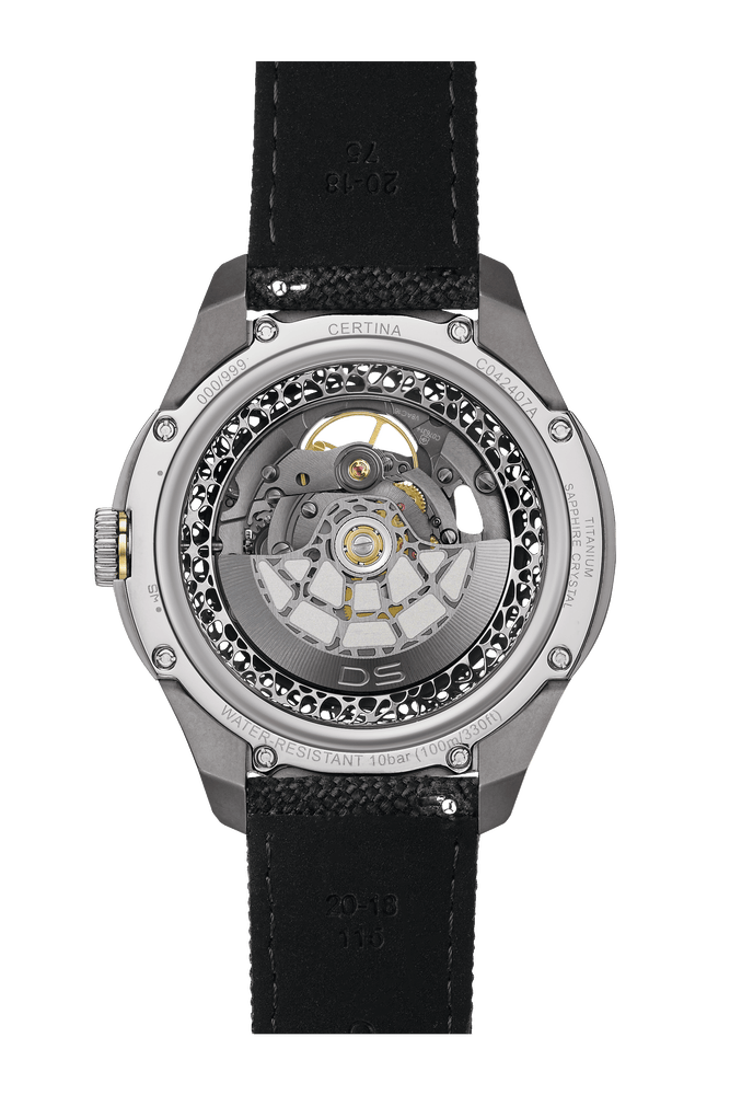 Certina DS Skeleton 42mm Grey Dial Men's Watch C0424075608110