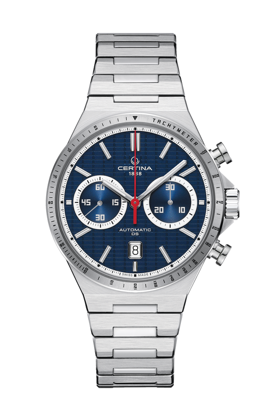 Certina DS-7 Chrono Auto 42mm Blue Dial Men's Watch C0434271104100