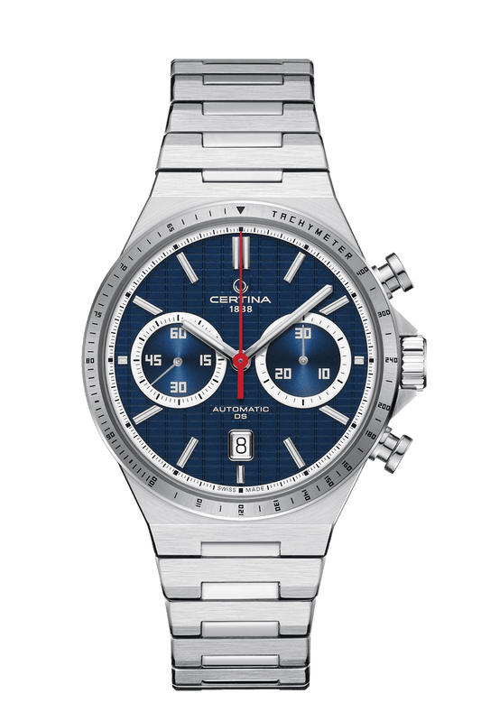 Certina DS-7 Chrono Auto 42mm Blue Dial Men's Watch C0434271104100