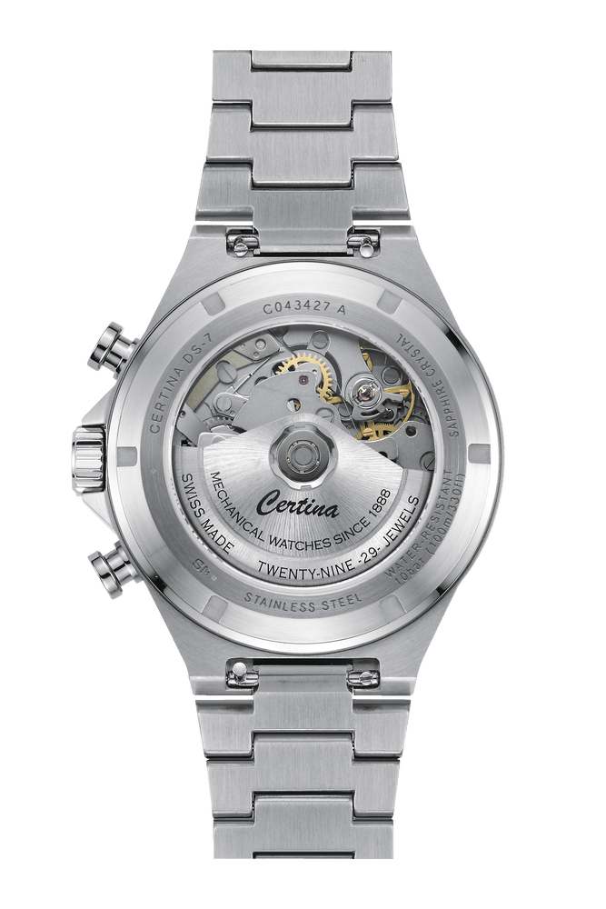 Certina DS-7 Chrono Auto 42mm Blue Dial Men's Watch C0434271104100