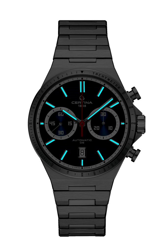 Certina DS-7 Chrono Auto 42mm Blue Dial Men's Watch C0434271104100