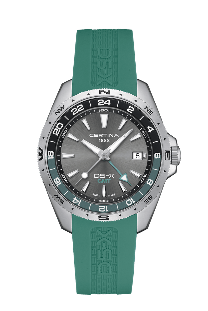Certina DS-X GMT 41mm Grey Dial Men's Watch C0474521708100