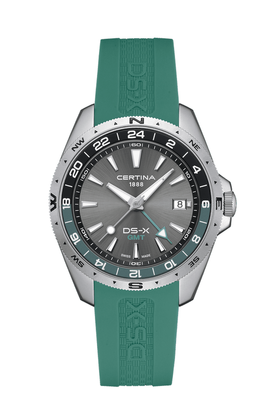 Certina DS-X GMT 41mm Grey Dial Men's Watch C0474521708100
