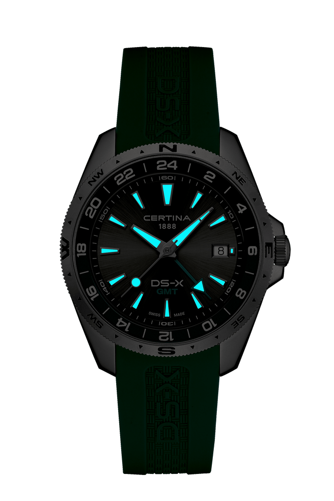 Certina DS-X GMT 41mm Grey Dial Men's Watch C0474521708100