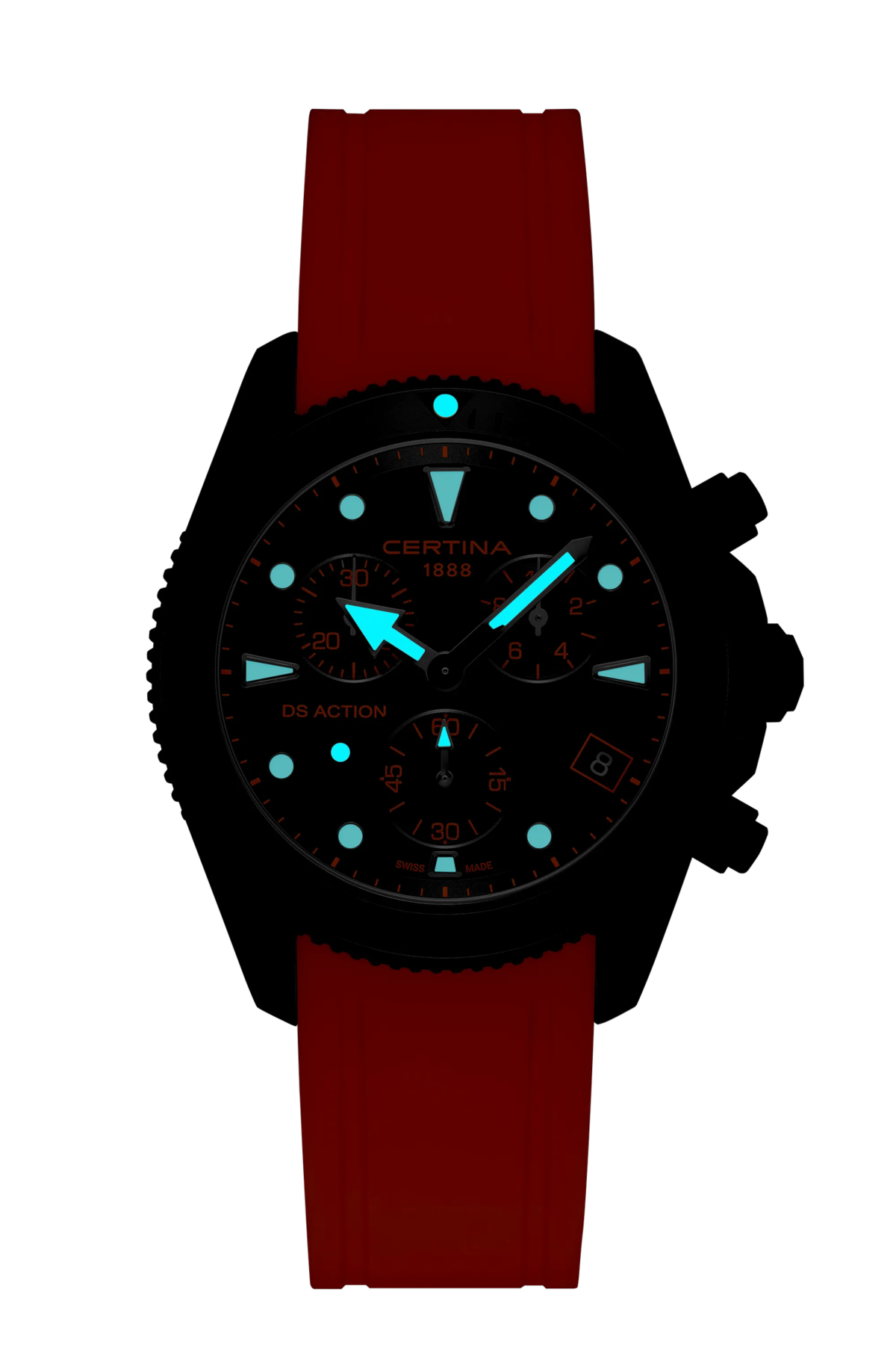 Certina DS Action Chrono 42mm Black Dial Men's Watch C0484173705103