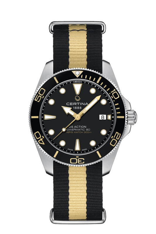 Certina DS Action Diver 40.5mm Black Dial Men's Watch C0484071805101