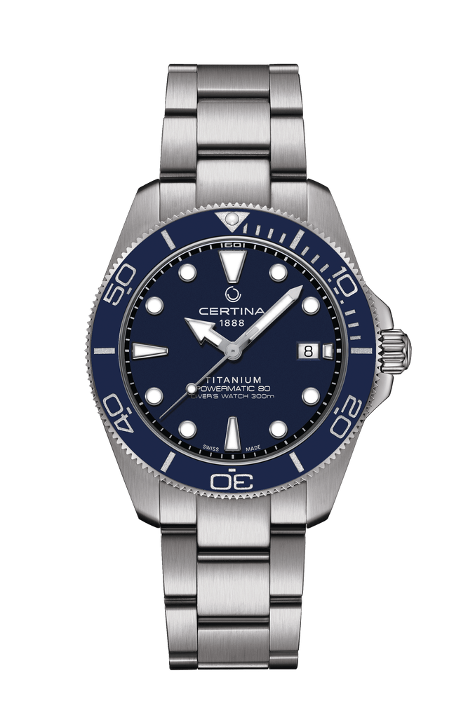 Certina DS Action Diver 40.5mm Blue Dial Men's Watch C0484074404100