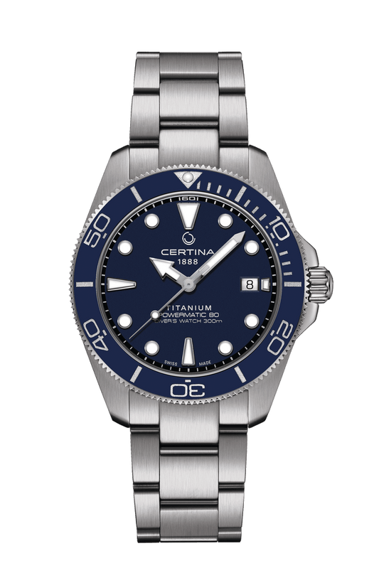 Certina DS Action Diver 40.5mm Blue Dial Men's Watch C0484074404100