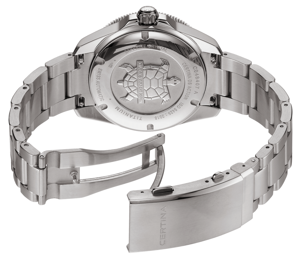 Certina DS Action Diver 40.5mm Blue Dial Men's Watch C0484074404100