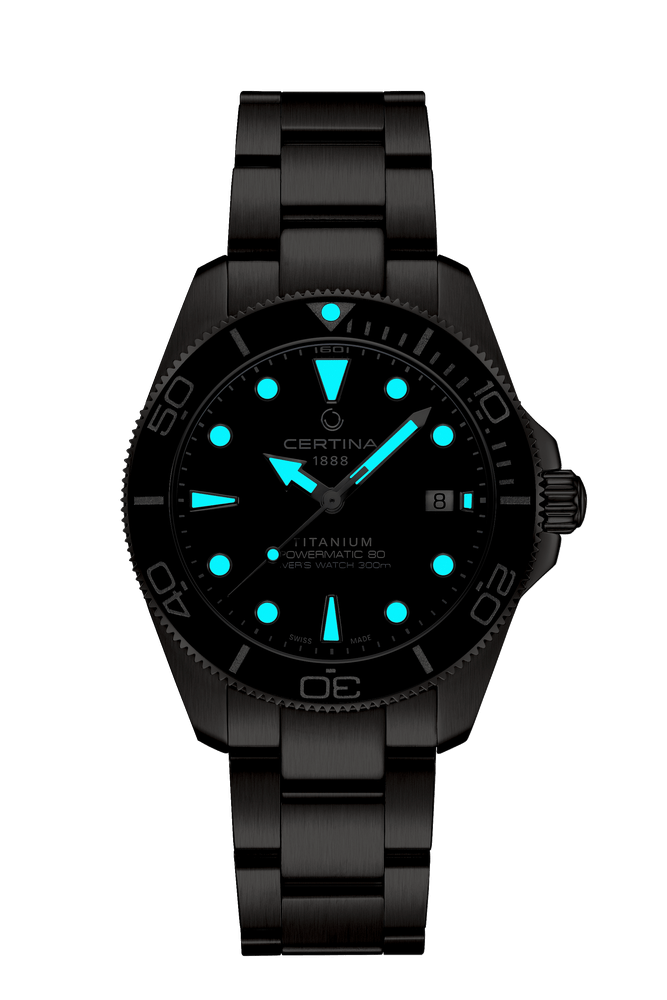 Certina DS Action Diver 40.5mm Blue Dial Men's Watch C0484074404100