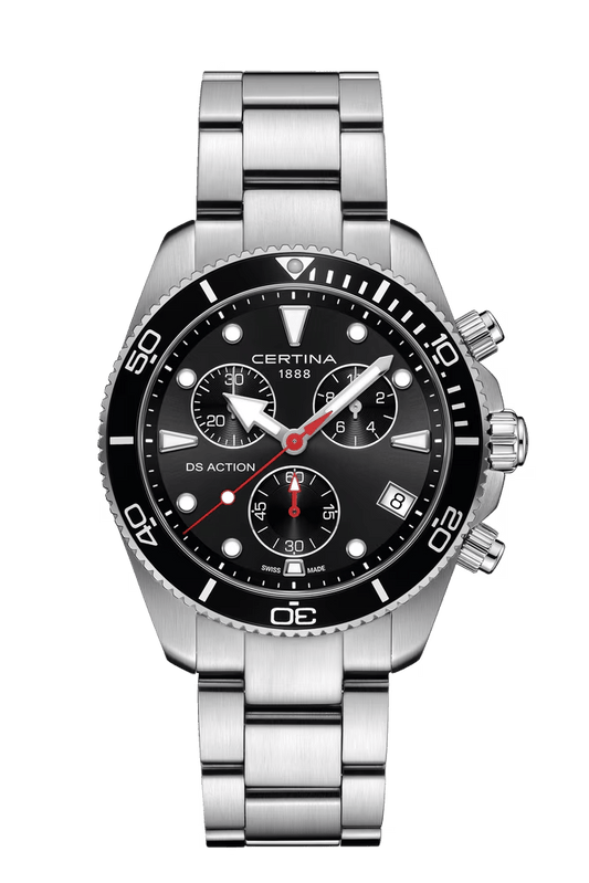 Certina DS Action Chrono 42mm Black Dial Men's Watch C0484171105100