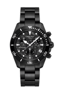 Certina DS Action Chrono 42mm Black Carbon Dial Men's Watch C0484173320100