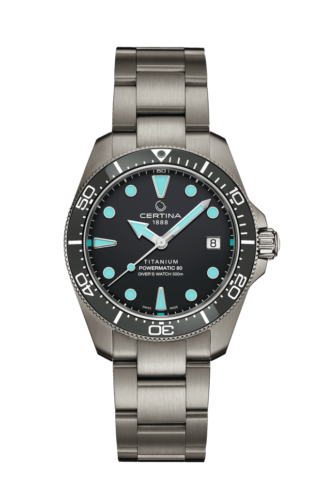 Certina DS Action Diver 38mm Powermatic 80 Grey Dial Men's Watch C0488074408100