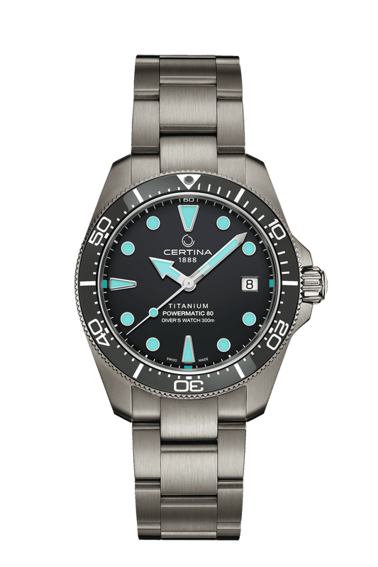 Certina DS Action Diver 38mm Powermatic 80 Grey Dial Men's Watch C0488074408100