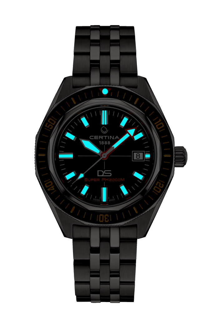Certina DS Super PH2000M 43mm Black Dial Men's Watch C0506074405102