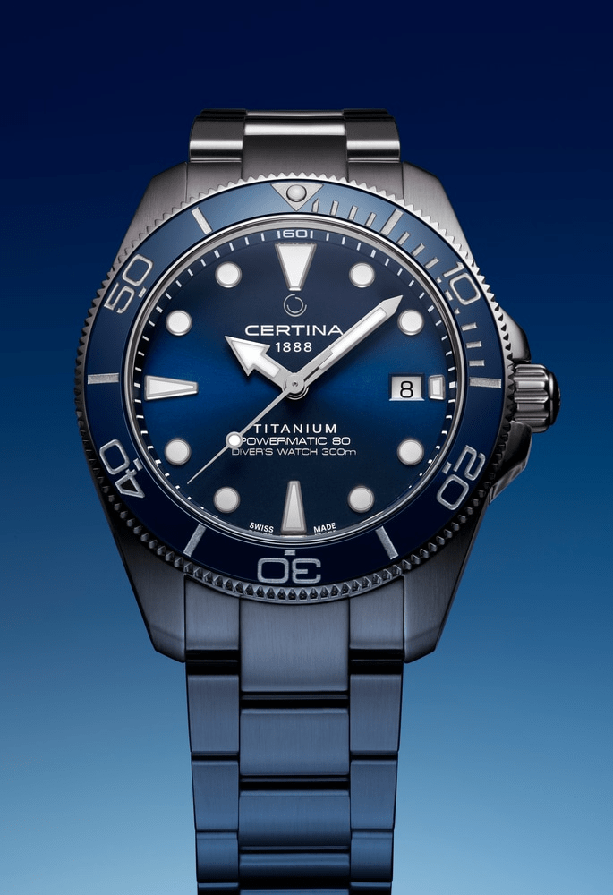 Certina DS Action Diver 40.5mm Blue Dial Men's Watch C0484074404100