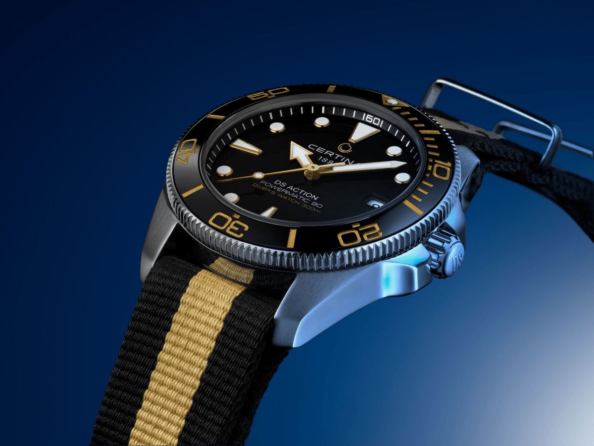 Certina DS Action Diver 40.5mm Black Dial Men's Watch C0484071805101