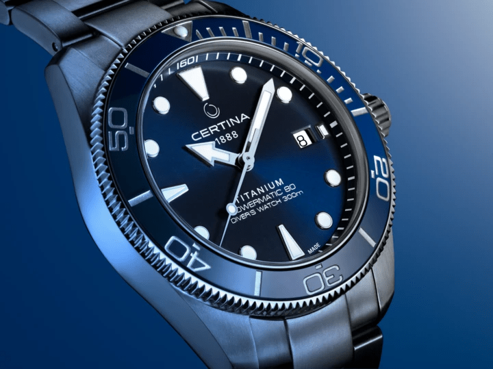 Certina DS Action Diver 40.5mm Blue Dial Men's Watch C0484074404100