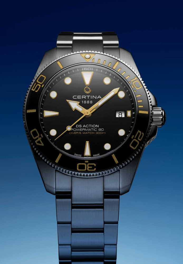 Certina DS Action Diver 40.5mm Black Dial Men's Watch C0484071105101