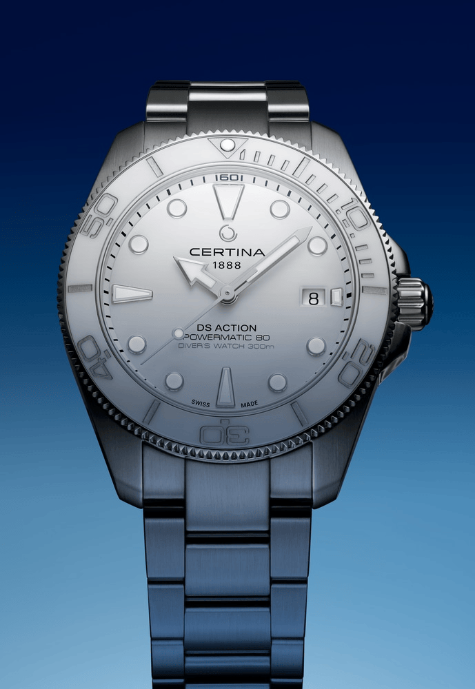 Certina DS Action Diver 40.5mm White Dial Men's Watch C0484071101100
