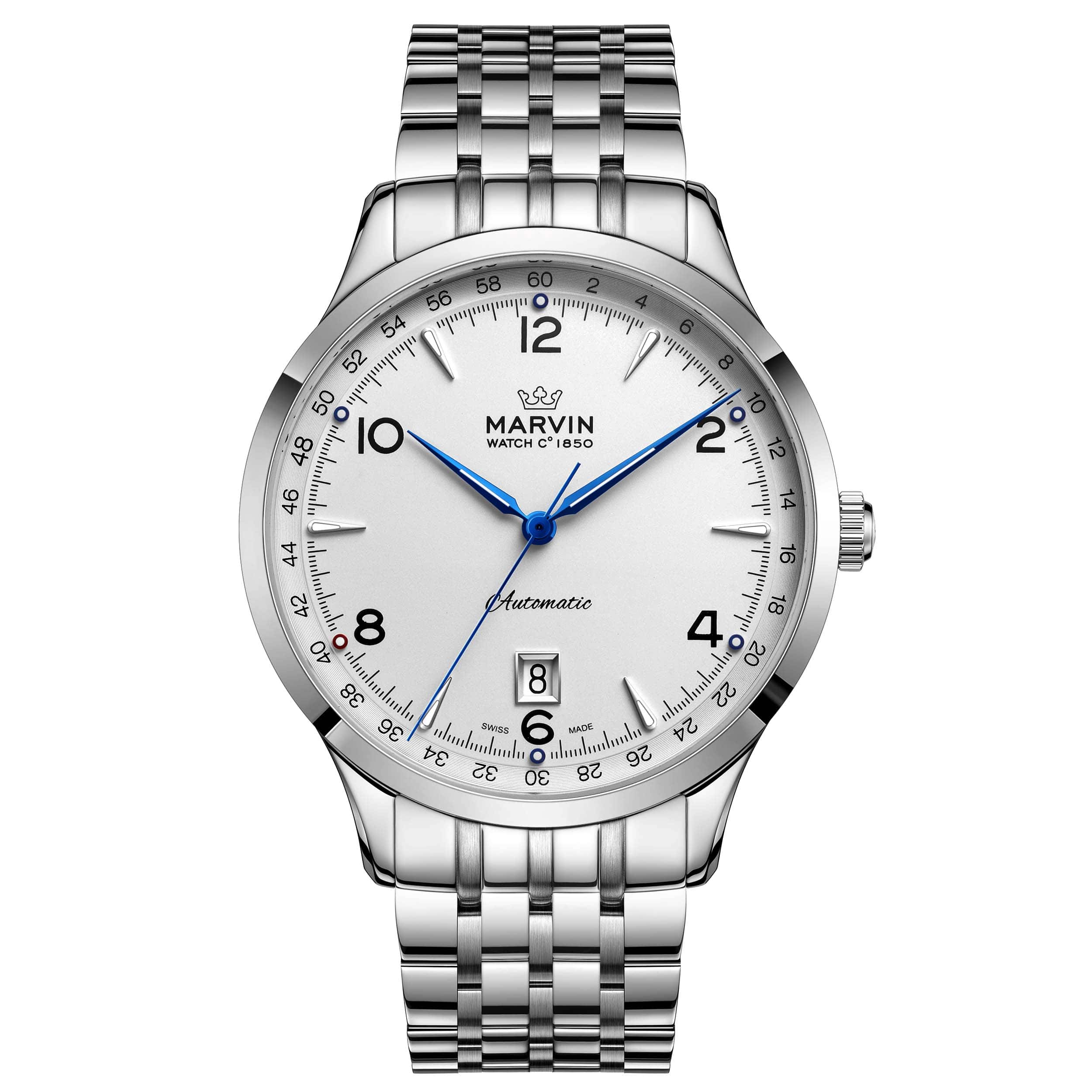 Marvin Expectation 41mm White Dial Men's Watch M165.13.21.11