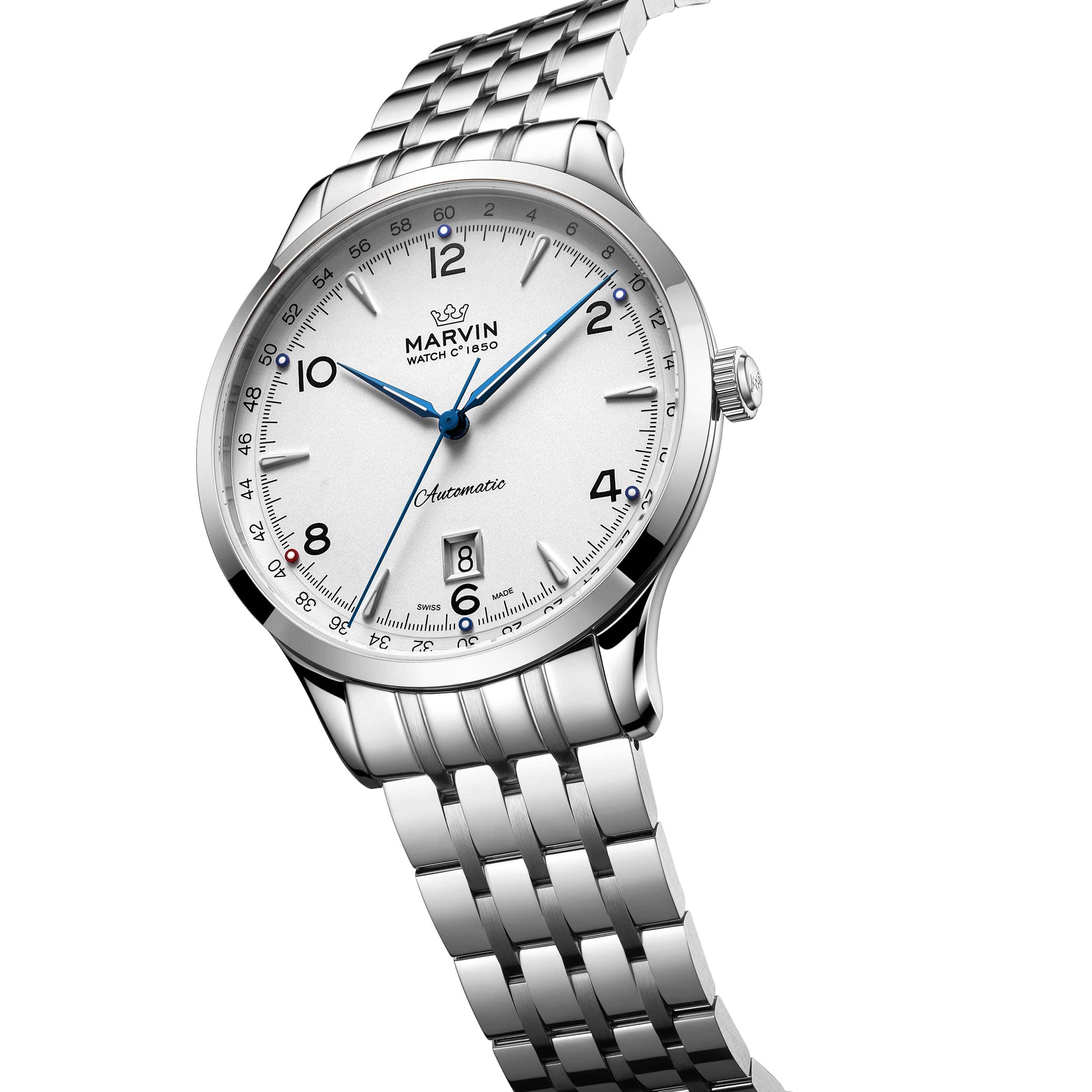 Marvin Expectation 41mm White Dial Men's Watch M165.13.21.11