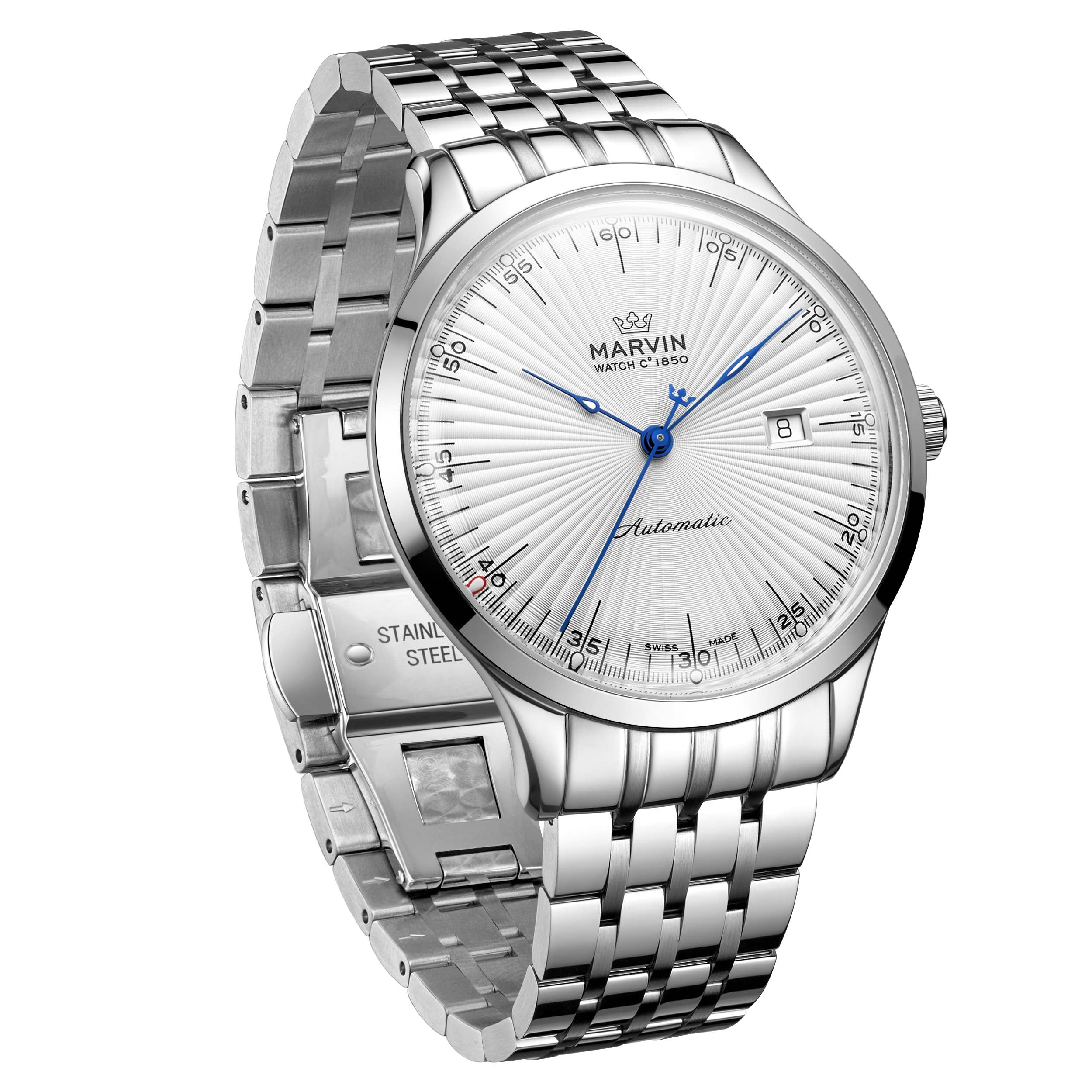 Marvin Expectation 41mm White Dial Men's Watch M165.13.29.11