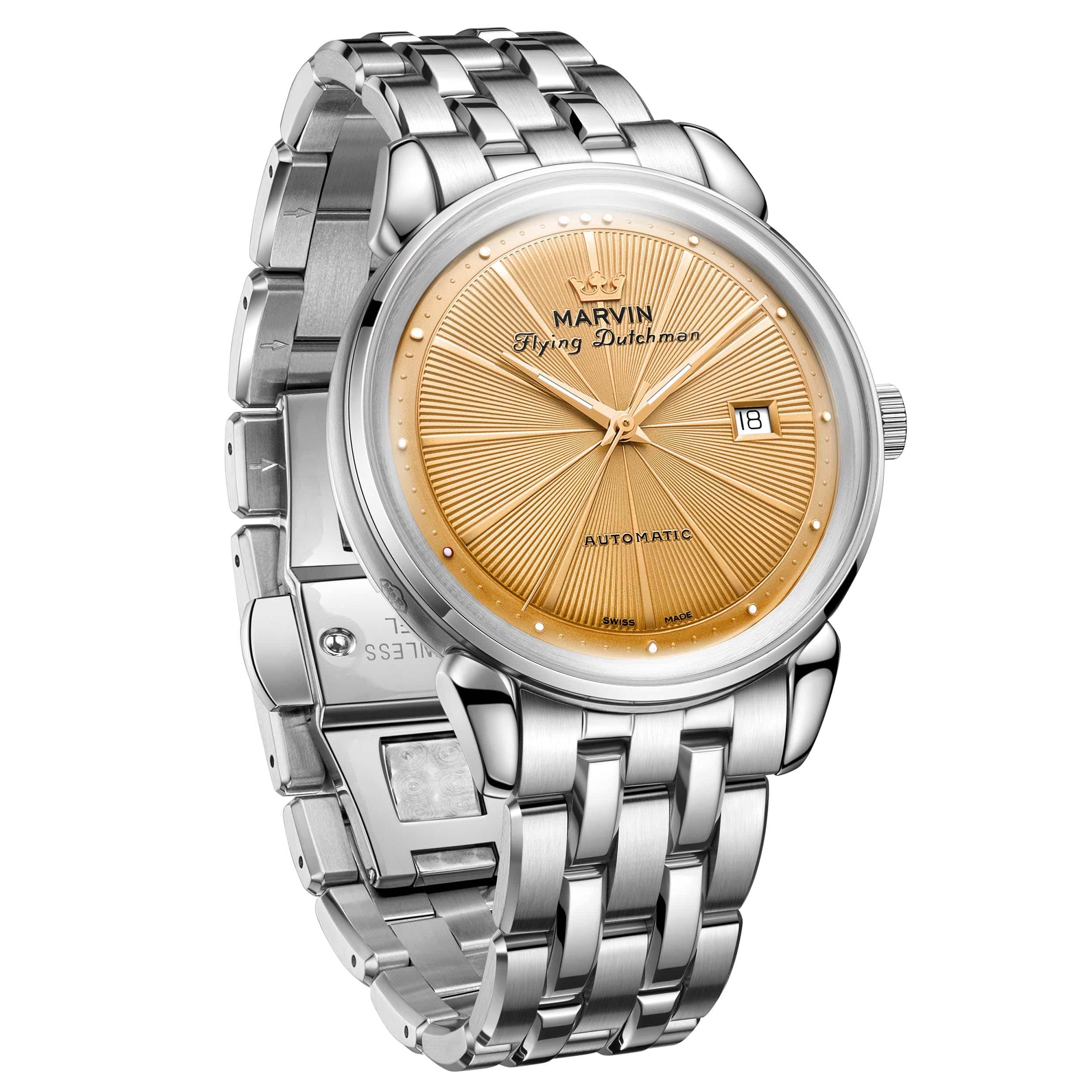 Marvin Other 41mm Gold Dial Men's Watch M158.13.61.11