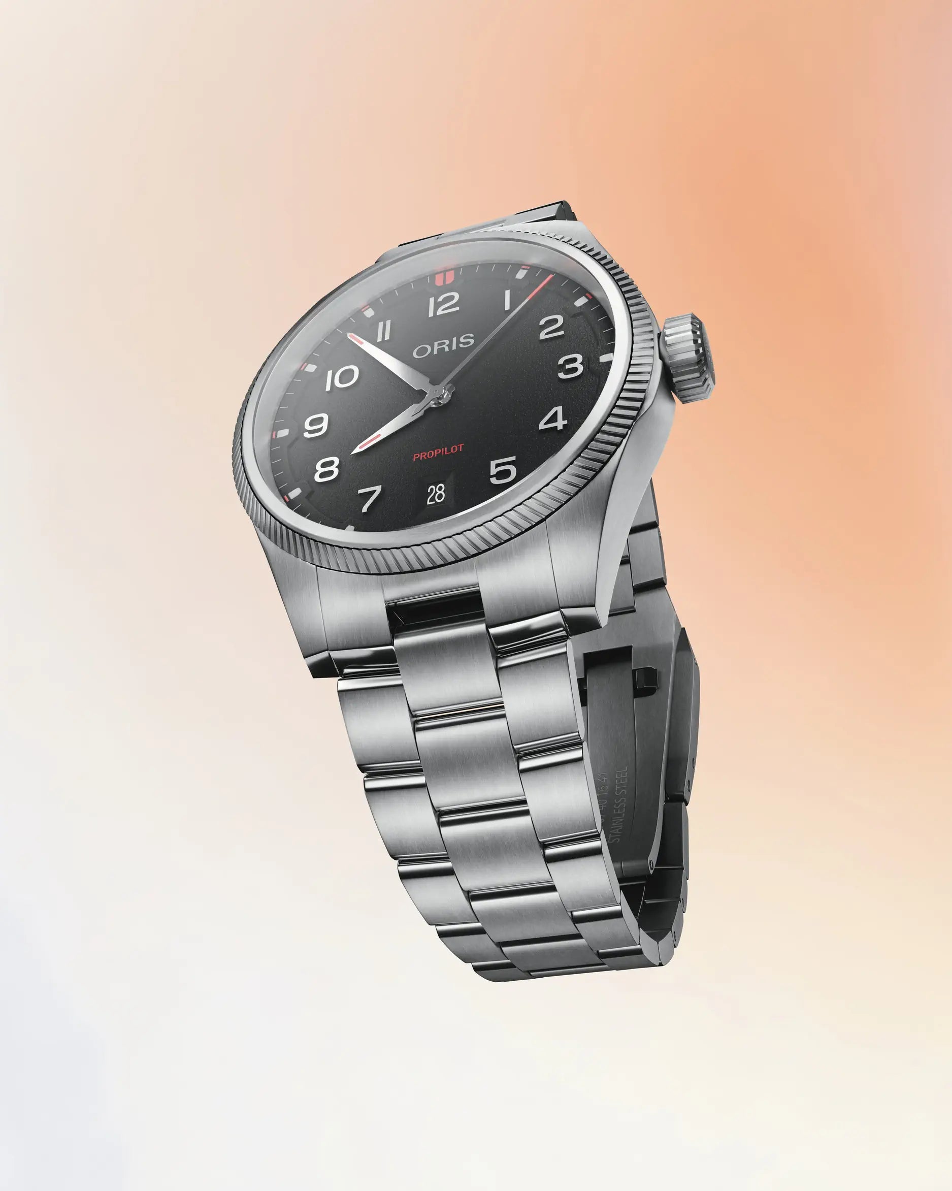 Oris ProPilot Date 41mm Black Dial Men's Watch 01 733 7805 4164-07 8 20 04LC