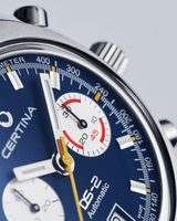 Certina DS-2 Chronograph Automatic 43.36mm Blue Dial Men's Watch C0244621804100