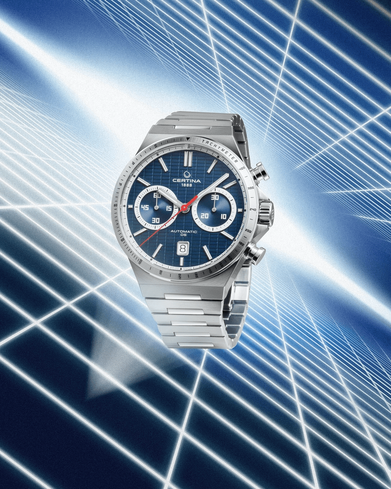 Certina DS-7 Chrono Auto 42mm Blue Dial Men's Watch C0434271104100