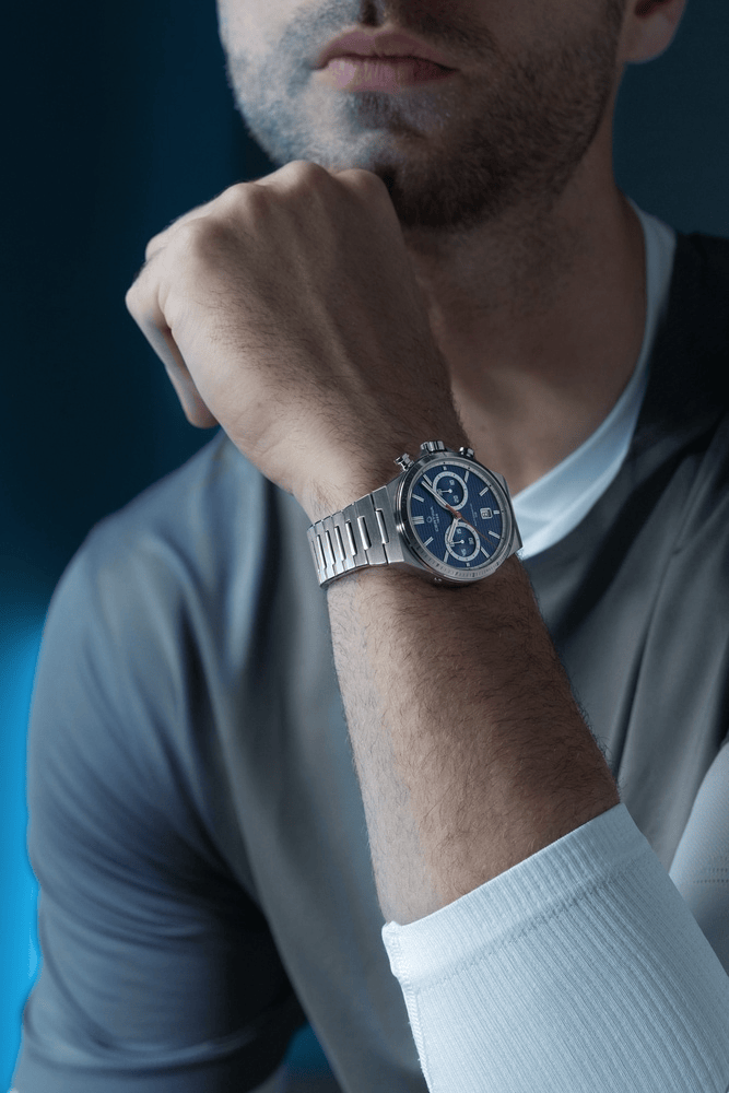 Certina DS-7 Chrono Auto 42mm Blue Dial Men's Watch C0434271104100