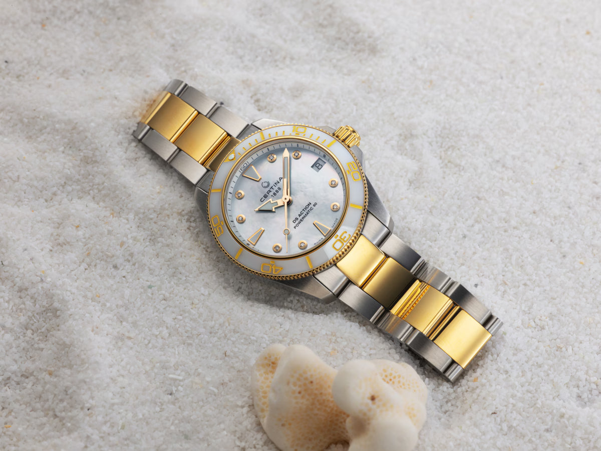 Certina DS Action 34.5mm Powermatic 80 Mother of Pearl Dial Women's Watch C0320072211600
