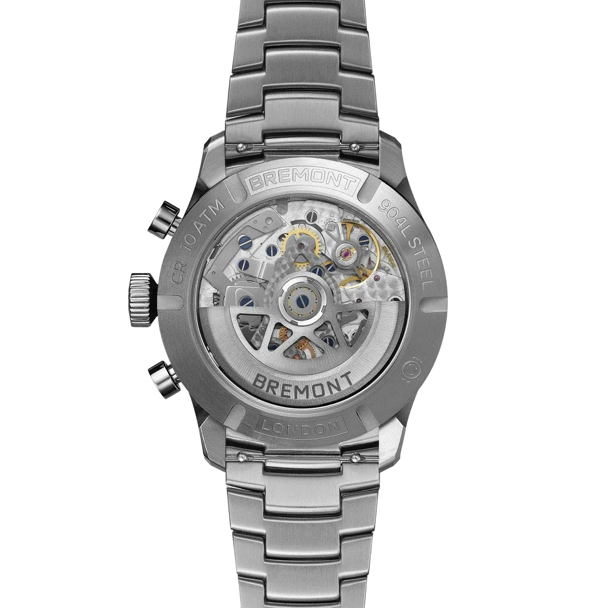 Bremont Altitude Chronograph GMT 42mm Brushed Silver Dial Men's Watch ALT42-CHR-G-SS-SI-B