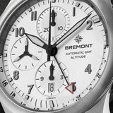 Bremont Altitude Chronograph GMT 42mm Brushed Silver Dial Men's Watch ALT42-CHR-G-SS-SI-L-S