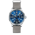 Laco Pilot Watches BASIC Aachen Blaue Stunde 42mm Blue Sunray Dial Men's Watch 862101.2