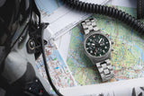 DELMA Commander Chronograph 45mm Green Dial Men's Watch 41702.580.6149