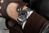 DELMA Continental Pulsometer 42mm Black Dial Men's Watch 41701.702.6.038