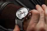 DELMA Continental Pulsometer 42mm Silver Dial Men's Watch 41701.702.6.069