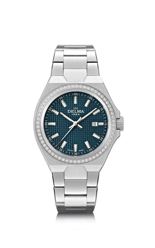 DELMA Midland 34mm Royal Blue Dial Men's Watch 41711.627.1.041