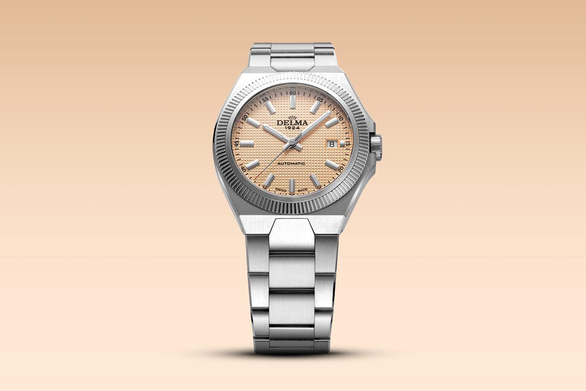 DELMA Midland Automatic 40.5mm Salmon Dial Men's Watch 41701.740.6.181