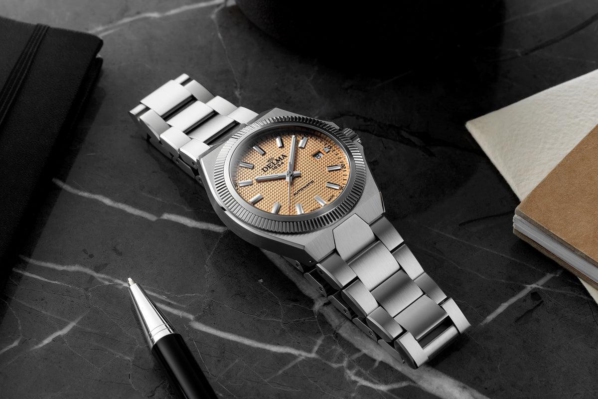DELMA Midland Automatic 40.5mm Salmon Dial Men's Watch 41701.740.6.181