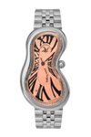 EXAEQUO Dali Classic Melting Watch Bracelet 28mm Salmon Dial Men's Watch DEX0001.0013B