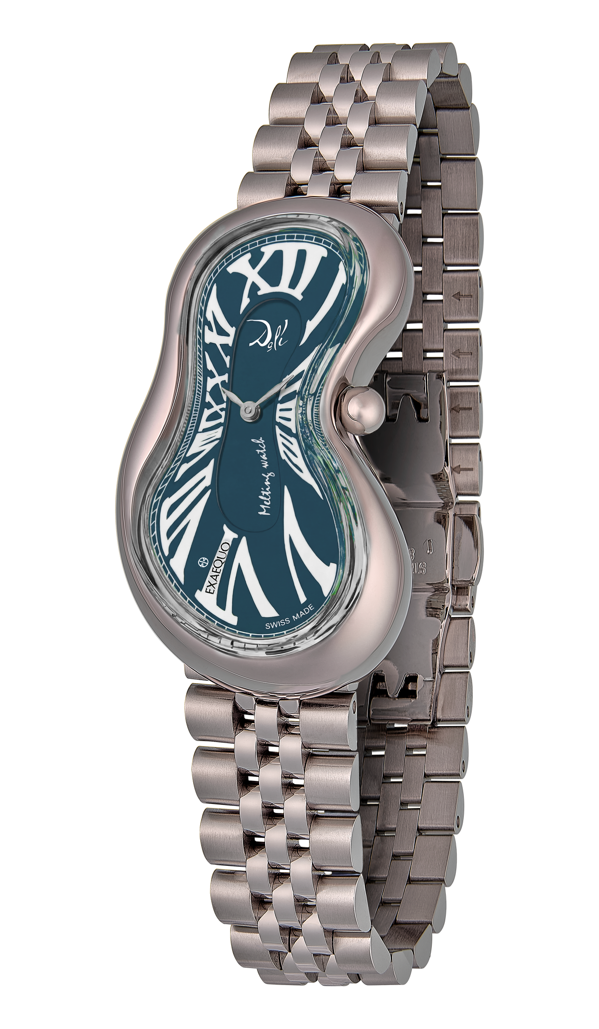 EXAEQUO Dali Classic Melting Watch Bracelet 28mm North Sea Dial Men's Watch DEX0001.0015B